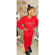 Load image into Gallery viewer, Undisputed Jogger Set (Youth) - Red